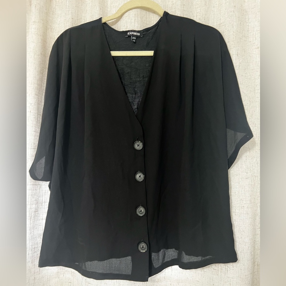 Express short sleeve blouse.